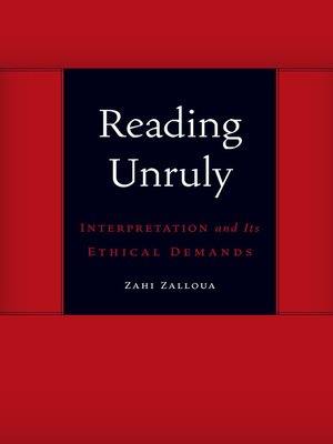 cover image of Reading Unruly